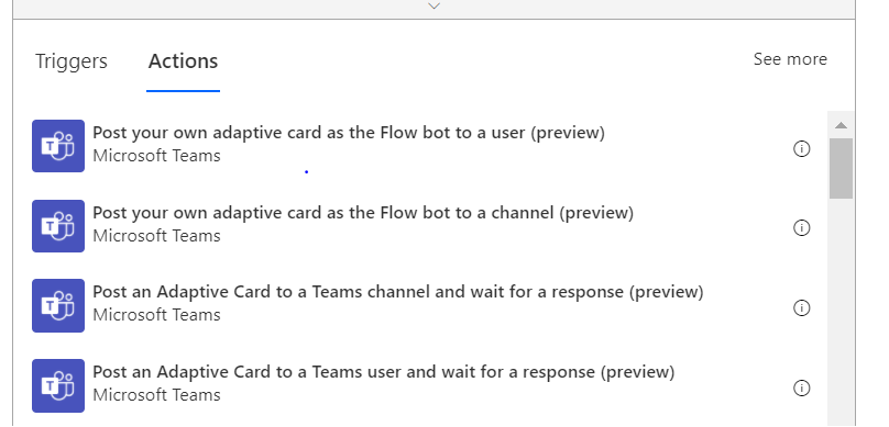 Post an adaptive card in your team’s channel and save the data in SharePoint List using Power Automate